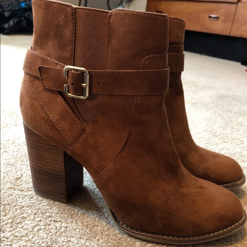 Aldo Brown Suede Ankle Boots
